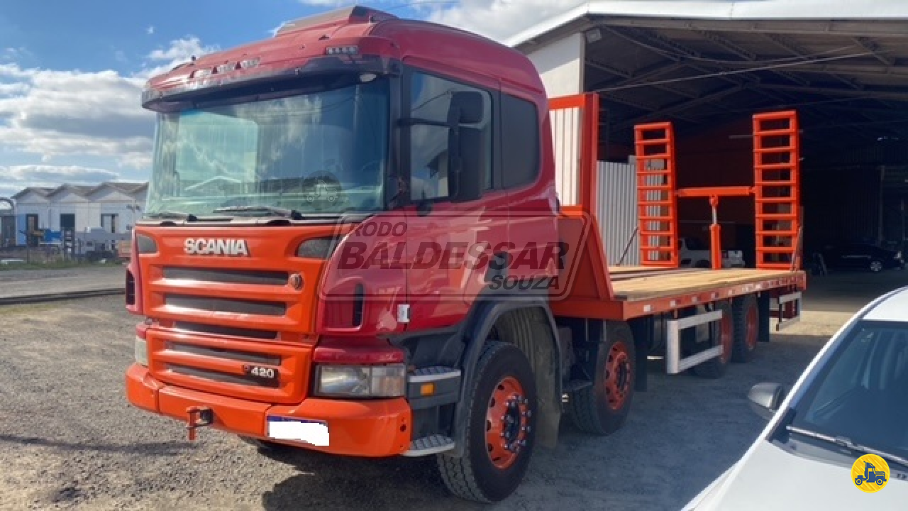 CAMINHAO SCANIA SCANIA P420 Plataforma BiTruck 8x4 Rodo Baldessar Equipamentos Rodoviários OTACILIO COSTA SANTA CATARINA SC